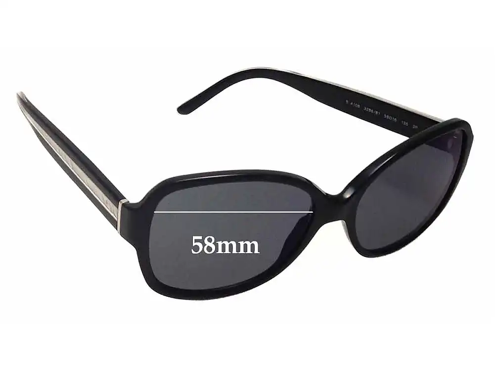 Sunglass Fix Ersatzgläser für Burberry B 4108 - 58mm Wide Sunglass Fix Ersatzgläser für Burberry B 4108 - 58mm Wide