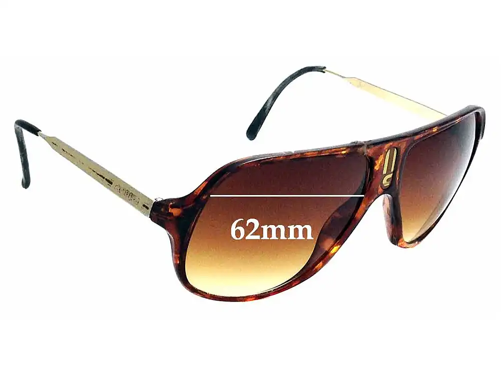 Sunglass Fix Ersatzgläser für Carrera New Champion - 62mm Wide Sunglass Fix Ersatzgläser für Carrera New Champion - 62mm Wide