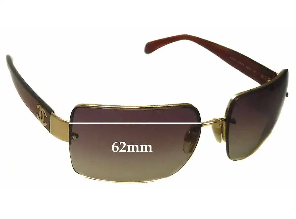 Sunglass Fix Ersatzgläser für Chanel 4107-B - 62mm Wide Sunglass Fix Ersatzgläser für Chanel 4107-B - 62mm Wide