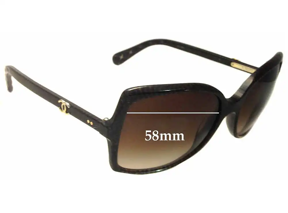 Sunglass Fix Ersatzgläser für Chanel 5245 - 58mm Wide Sunglass Fix Ersatzgläser für Chanel 5245 - 58mm Wide