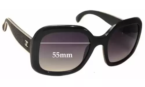 Sunglass Fix Ersatzgläser für Chanel 5272-Q - 55mm Wide Sunglass Fix Ersatzgläser für Chanel 5272-Q - 55mm Wide