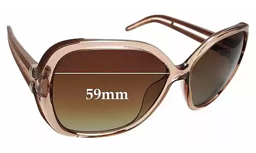 Sunglass Fix Ersatzgläser für Chloe CE 650S - 59mm Wide Sunglass Fix Ersatzgläser für Chloe CE 650S - 59mm Wide