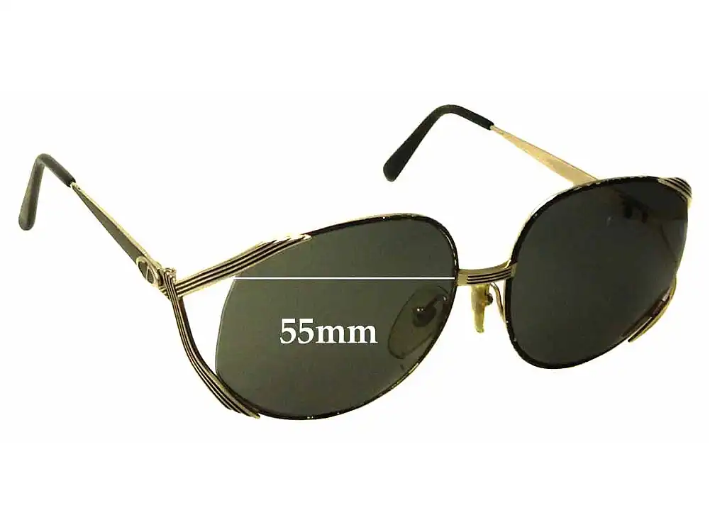Sunglass Fix Ersatzgläser für Christian Dior 2387 - 55mm Wide Sunglass Fix Ersatzgläser für Christian Dior 2387 - 55mm Wide