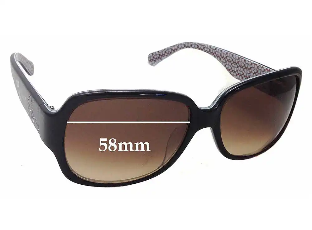 Sunglass Fix Ersatzgläser für Coach S781A Habiba - 58mm Wide Sunglass Fix Ersatzgläser für Coach S781A Habiba - 58mm Wide