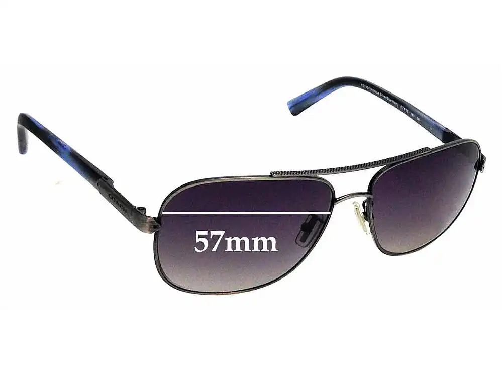 Sunglass Fix Ersatzgläser für Coach HC7065 - 57mm Wide Sunglass Fix Ersatzgläser für Coach HC7065 - 57mm Wide