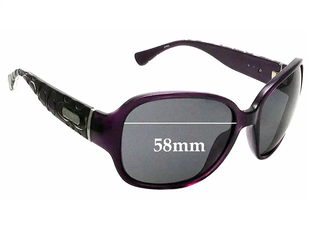 Sunglass Fix Ersatzgläser für Coach S3010 - 58mm Wide Sunglass Fix Ersatzgläser für Coach S3010 - 58mm Wide