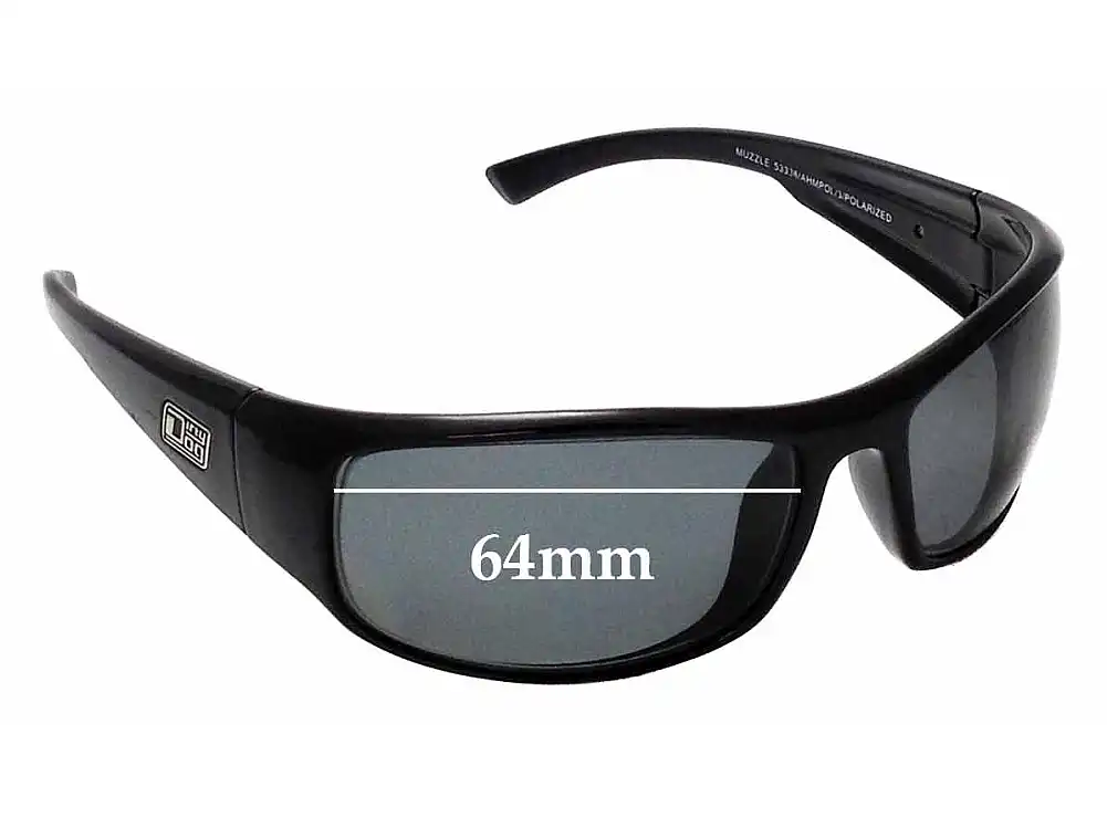 Sunglass Fix Ersatzgläser für Dirty Dog Muzzle - 64mm Wide Sunglass Fix Ersatzgläser für Dirty Dog Muzzle - 64mm Wide