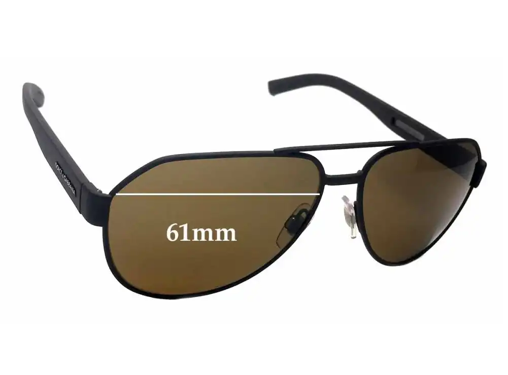Sunglass Fix Ersatzgläser für Dolce & Gabbana DG2149 - 61mm Wide Sunglass Fix Ersatzgläser für Dolce & Gabbana DG2149 - 61mm Wide