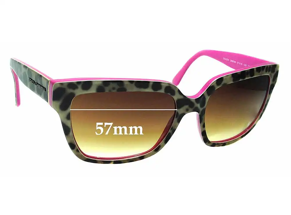 Sunglass Fix Ersatzgläser für Dolce & Gabbana DG4234 - 57mm Wide Sunglass Fix Ersatzgläser für Dolce & Gabbana DG4234 - 57mm Wide