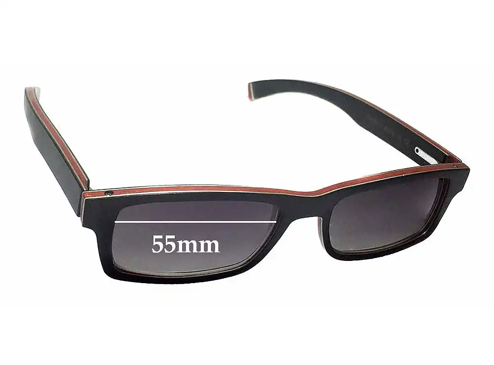 Sunglass Fix Ersatzgläser für Gold & Wood Omega 01 - 55mm Wide Sunglass Fix Ersatzgläser für Gold & Wood Omega 01 - 55mm Wide