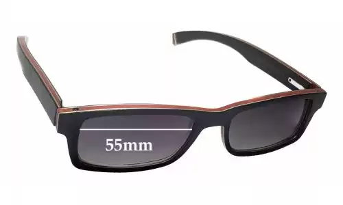 Sunglass Fix Ersatzgläser für Gold & Wood Omega 01 - 55mm Wide Sunglass Fix Ersatzgläser für Gold & Wood Omega 01 - 55mm Wide