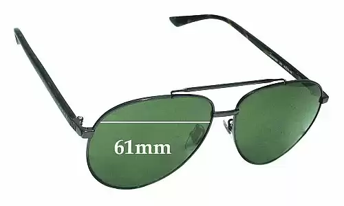 Sunglass Fix Ersatzgläser für Gucci GG0043SA - 61mm Wide Sunglass Fix Ersatzgläser für Gucci GG0043SA - 61mm Wide