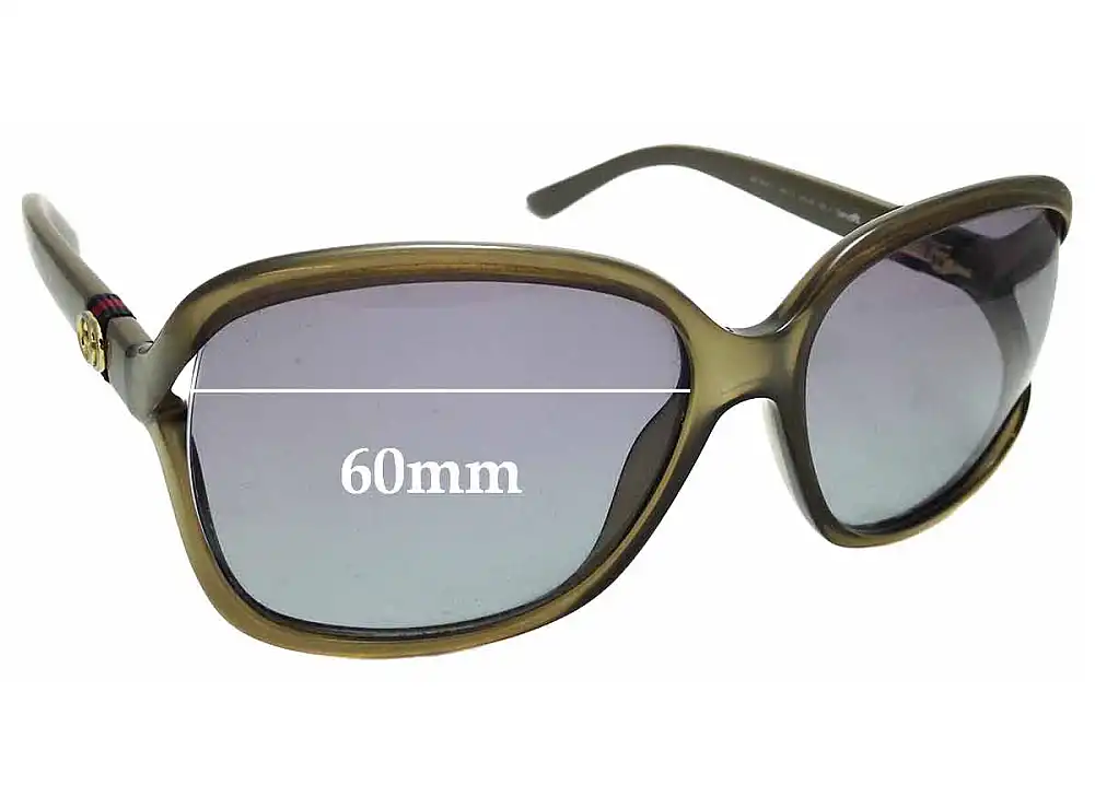 Sunglass Fix Ersatzgläser für Gucci GG3646/S - 60mm Wide Sunglass Fix Ersatzgläser für Gucci GG3646/S - 60mm Wide