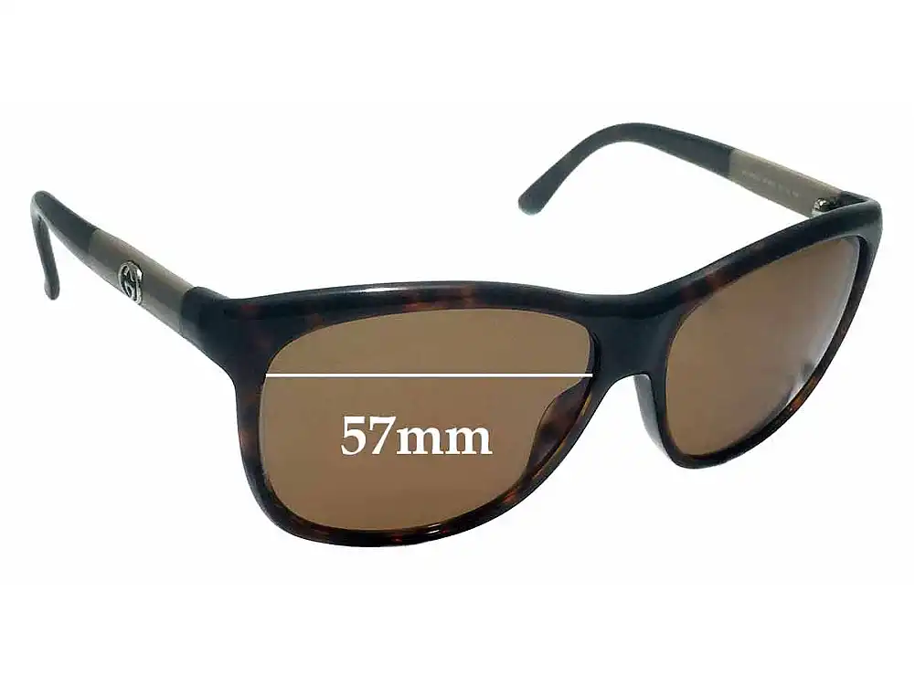 Sunglass Fix Ersatzgläser für Gucci GG3613/S - 57mm Wide Sunglass Fix Ersatzgläser für Gucci GG3613/S - 57mm Wide