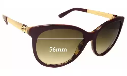 Sunglass Fix Ersatzgläser für Gucci GG3784/S - 56mm Wide Sunglass Fix Ersatzgläser für Gucci GG3784/S - 56mm Wide
