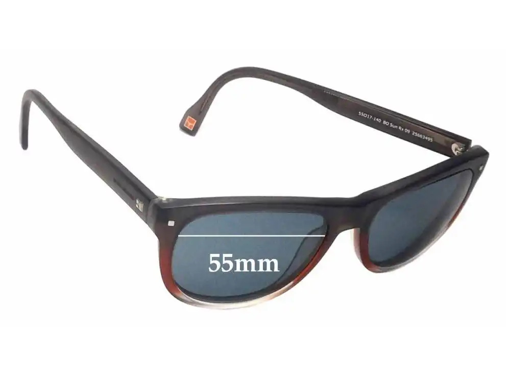 Sunglass Fix Ersatzgläser für Hugo Boss BO Sun Rx 09 - 55mm Wide Sunglass Fix Ersatzgläser für Hugo Boss BO Sun Rx 09 - 55mm Wide