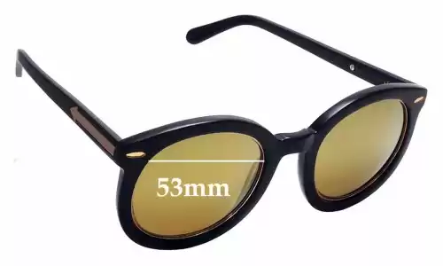 Sunglass Fix Ersatzgläser für Karen Walker Super Duper Superstars - 53mm Wide Sunglass Fix Ersatzgläser für Karen Walker Super Duper Superstars - 53mm Wide