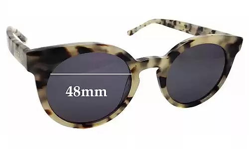 Sunglass Fix Ersatzgläser für Komono The Lulu - 48mm Wide Sunglass Fix Ersatzgläser für Komono The Lulu - 48mm Wide