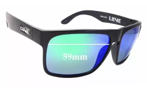 Sunglass Fix Ersatzgläser für Liive Voyager - 59mm Wide Sunglass Fix Ersatzgläser für Liive Voyager - 59mm Wide