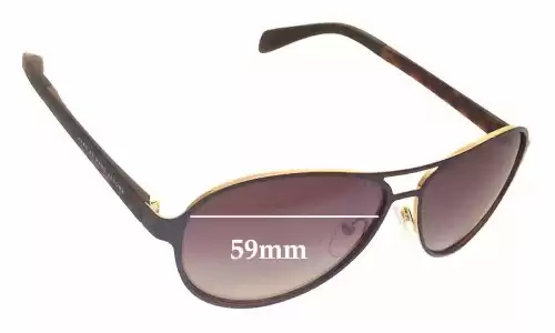 Sunglass Fix Ersatzgläser für Marc by Marc Jacobs MMJ 454/S - 59mm Wide Sunglass Fix Ersatzgläser für Marc by Marc Jacobs MMJ 454/S - 59mm Wide