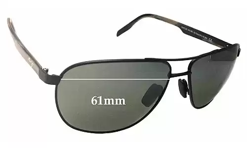 Sunglass Fix Ersatzgläser für Maui Jim MJ728 Castles - 61mm Wide Sunglass Fix Ersatzgläser für Maui Jim MJ728 Castles - 61mm Wide
