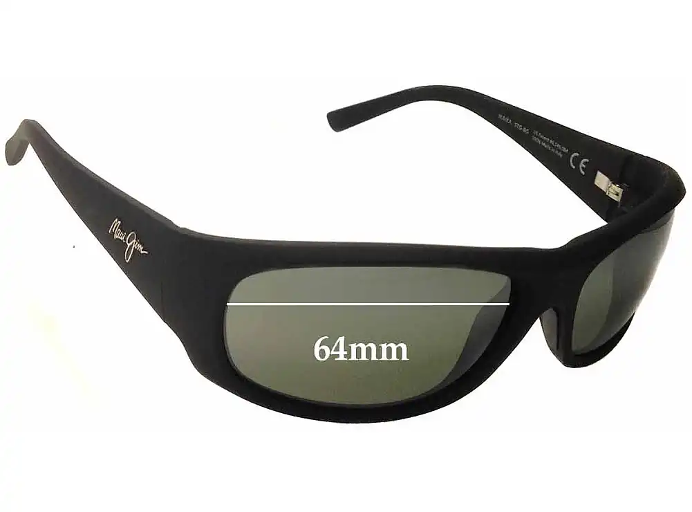 Sunglass Fix Ersatzgläser für Maui Jim MJ281 Ikaika - 64mm Wide Sunglass Fix Ersatzgläser für Maui Jim MJ281 Ikaika - 64mm Wide