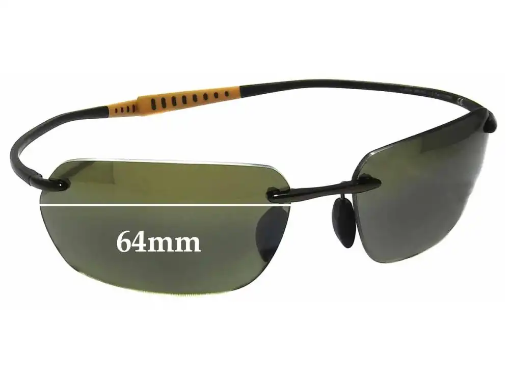 Sunglass Fix Ersatzgläser für Maui Jim MJ743 Alakai - 64mm Wide Sunglass Fix Ersatzgläser für Maui Jim MJ743 Alakai - 64mm Wide