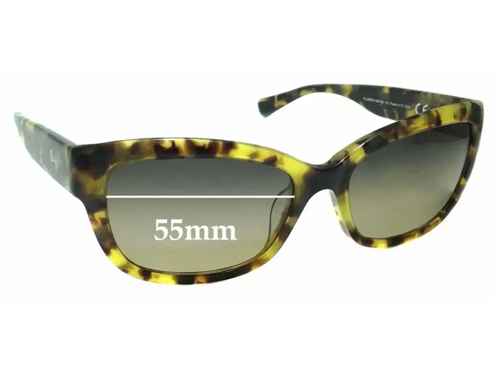 Sunglass Fix Ersatzgläser für Maui Jim MJ768 Plumeria - 55mm Wide Sunglass Fix Ersatzgläser für Maui Jim MJ768 Plumeria - 55mm Wide