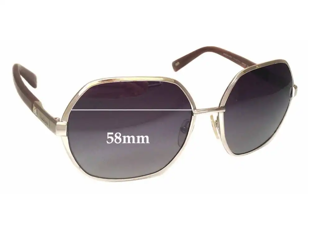 Sunglass Fix Ersatzgläser für MaxMara MM-Bette 2 - 58mm Wide Sunglass Fix Ersatzgläser für MaxMara MM-Bette 2 - 58mm Wide