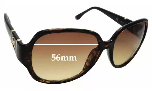 Sunglass Fix Ersatzgläser für Michael Kors M2777S Grayson - 56mm Wide Michael Kors M2777S Grayson Ersatzgläser 56mm wide