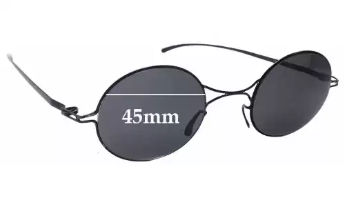 Sunglass Fix Ersatzgläser für Mykita Maison Martin Margiela MMESSE002 - 45mm Wide Mykita Maison Martin Margiela MMESSE002 Ersatzlinsen 45mm wide