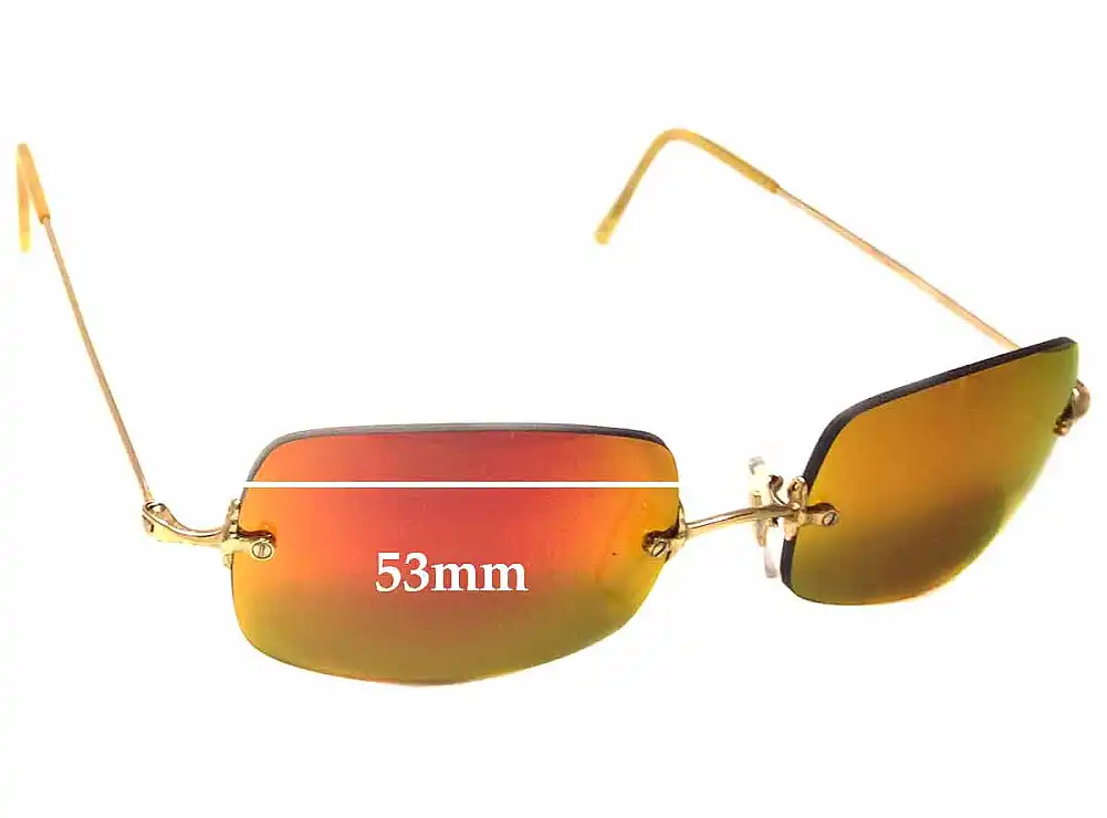 Sunglass Fix Ersatzgläser für Oliver Peoples Rimless - 53mm Wide Sunglass Fix Ersatzgläser für Oliver Peoples Rimless - 53mm Wide