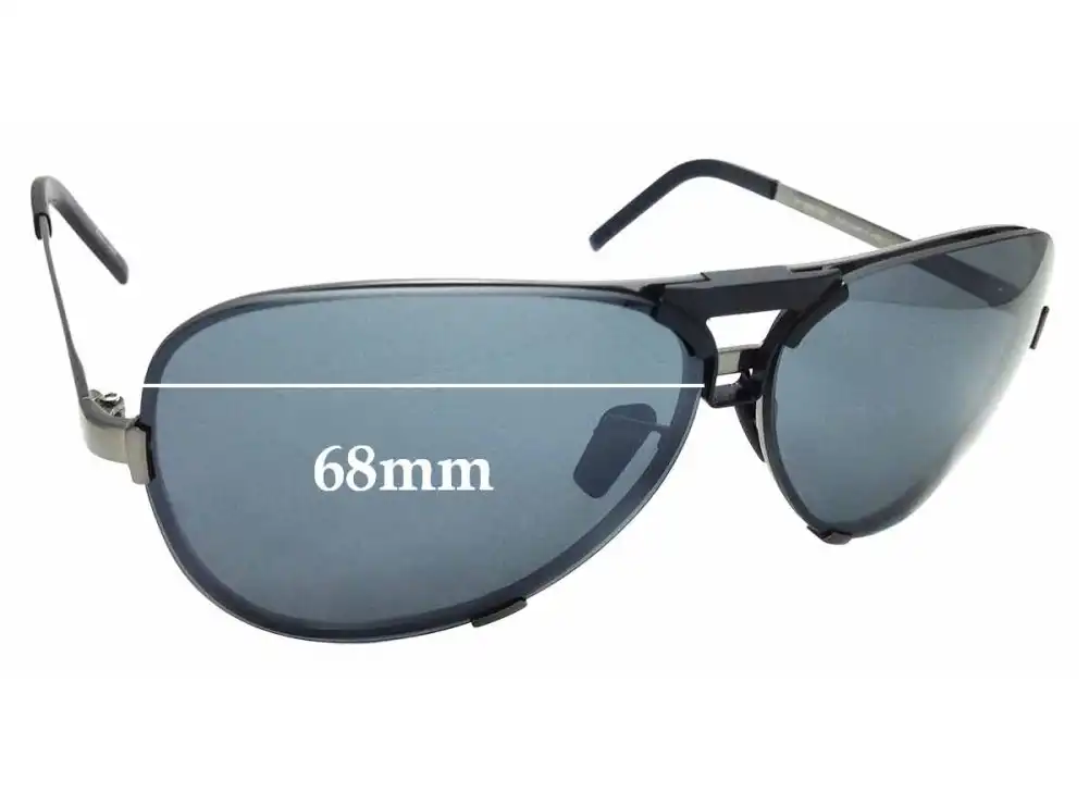Sunglass Fix Ersatzgläser für Porsche P 8678 - 68mm Wide Sunglass Fix Ersatzgläser für Porsche P 8678 - 68mm Wide