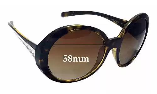 Sunglass Fix Ersatzgläser für Prada SPR21L - 58mm Wide Sunglass Fix Ersatzgläser für Prada SPR21L - 58mm Wide