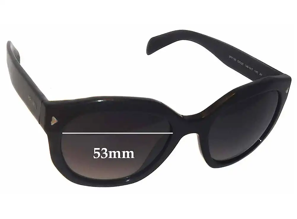 Sunglass Fix Ersatzgläser für Prada SPR12S & PR12SS - 53mm Wide Sunglass Fix Ersatzgläser für Prada SPR12S & PR12SS - 53mm Wide