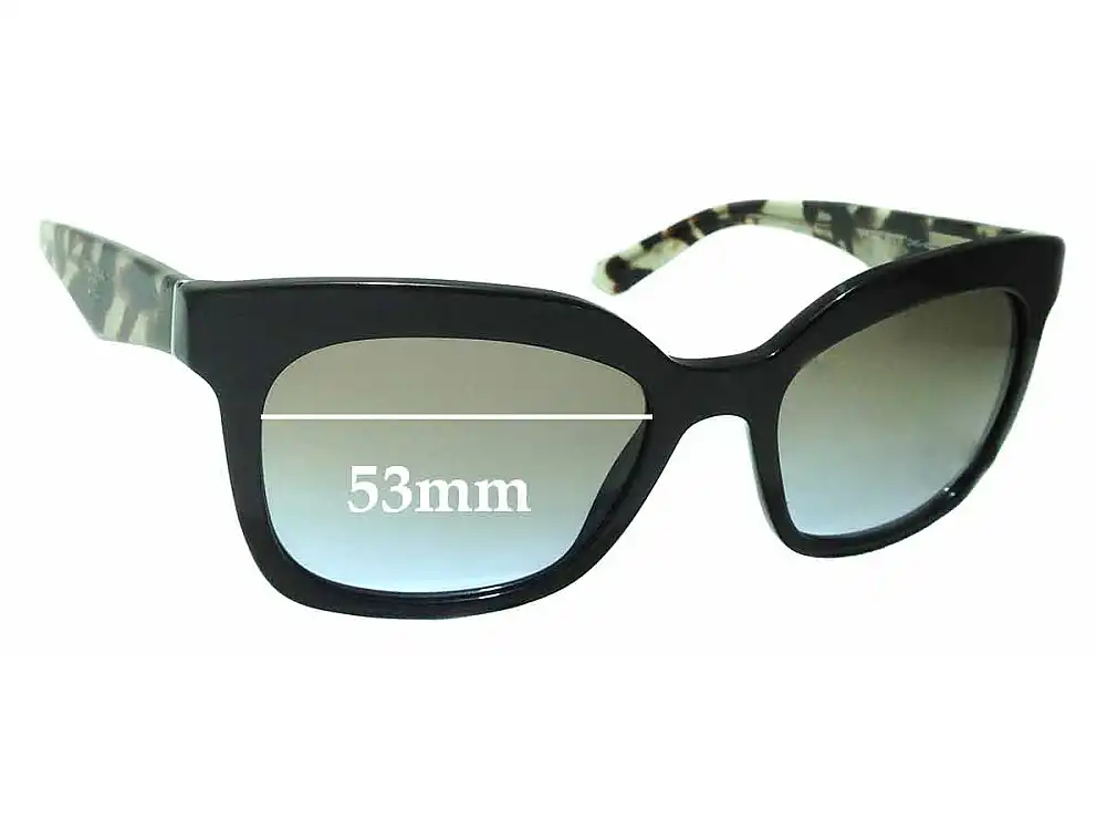 Sunglass Fix Ersatzgläser für Prada SPR24Q & PR24QS - 53mm Wide Sunglass Fix Ersatzgläser für Prada SPR24Q & PR24QS - 53mm Wide