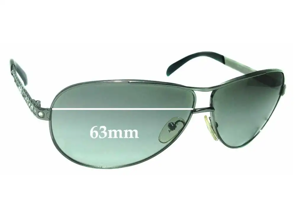 Sunglass Fix Ersatzgläser für Prada SPR56I - 63mm Wide Sunglass Fix Ersatzgläser für Prada SPR56I - 63mm Wide
