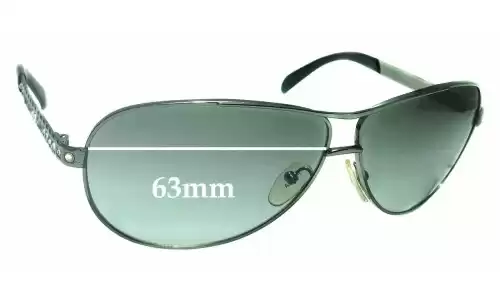 Sunglass Fix Ersatzgläser für Prada SPR56I - 63mm Wide Prada SPR56I Ersatzlinsen 63mm wide