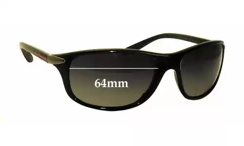 Sunglass Fix Ersatzgläser für Prada SPS05M - 64mm Wide Sunglass Fix Ersatzgläser für Prada SPS05M - 64mm Wide