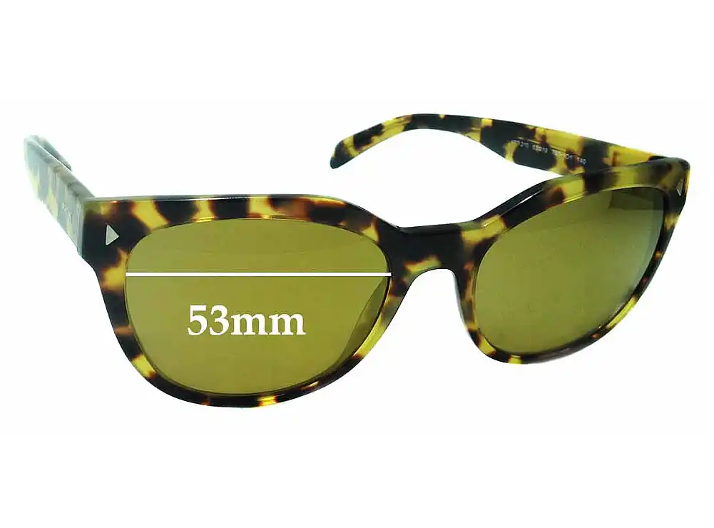 Sunglass Fix Ersatzgläser für Prada VPR21S - 53mm Wide Sunglass Fix Ersatzgläser für Prada VPR21S - 53mm Wide