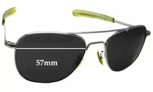 Sunglass Fix Ersatzgläser für Randolph Engineering RE 5 1/2 - 58mm Wide Randolph Engineering RE 5 1/2 Ersatzlinsen 58mm wide