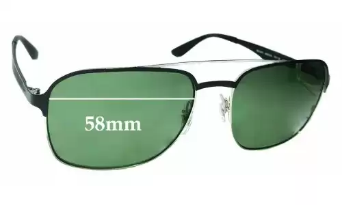 Sunglass Fix Ersatzgläser für Ray-Ban RB3570 - 58mm Wide Sunglass Fix Ersatzgläser für Ray-Ban RB3570 - 58mm Wide
