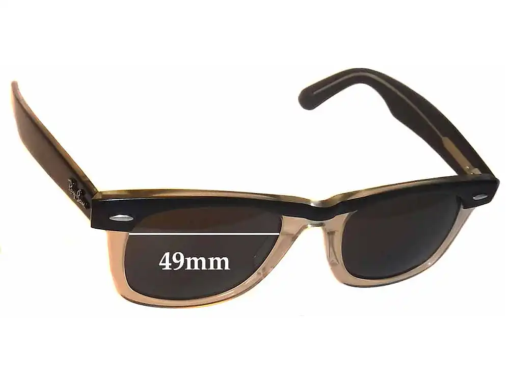 Sunglass Fix Ersatzgläser für Ray-Ban B&L Wayfarer II - 49mm Wide Sunglass Fix Ersatzgläser für Ray-Ban B&L Wayfarer II - 49mm Wide