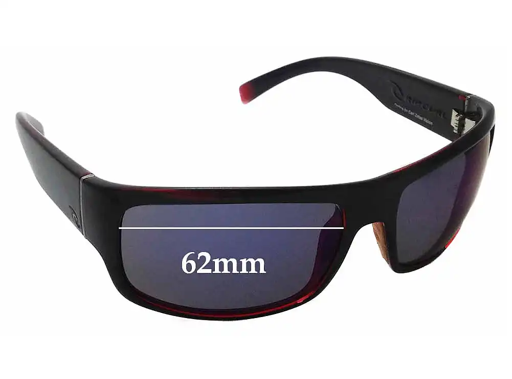 Sunglass Fix Ersatzgläser für Rip Curl Raglan 8 - 62mm Wide Sunglass Fix Ersatzgläser für Rip Curl Raglan 8 - 62mm Wide