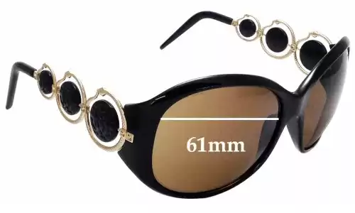 Sunglass Fix Ersatzgläser für Roberto Cavalli Blenda 440S - 61mm Wide Sunglass Fix Ersatzgläser für Roberto Cavalli Blenda 440S - 61mm Wide