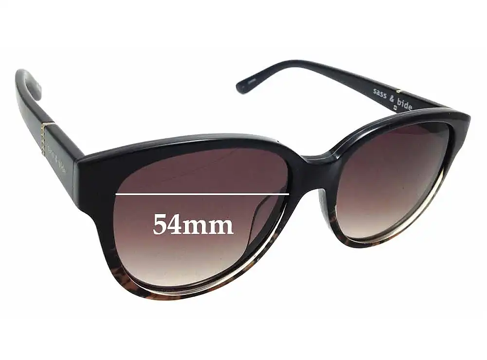 Sunglass Fix Ersatzgläser für Sass & Bide Kudu Lily - 54mm Wide Sunglass Fix Ersatzgläser für Sass & Bide Kudu Lily - 54mm Wide