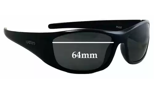 Sunglass Fix Ersatzgläser für Spotters Pivot - 64mm Wide Sunglass Fix Ersatzgläser für Spotters Pivot - 64mm Wide
