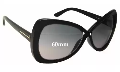 Sunglass Fix Ersatzgläser für Tom Ford Jade TF277 - 60mm Wide Sunglass Fix Ersatzgläser für Tom Ford Jade TF277 - 60mm Wide