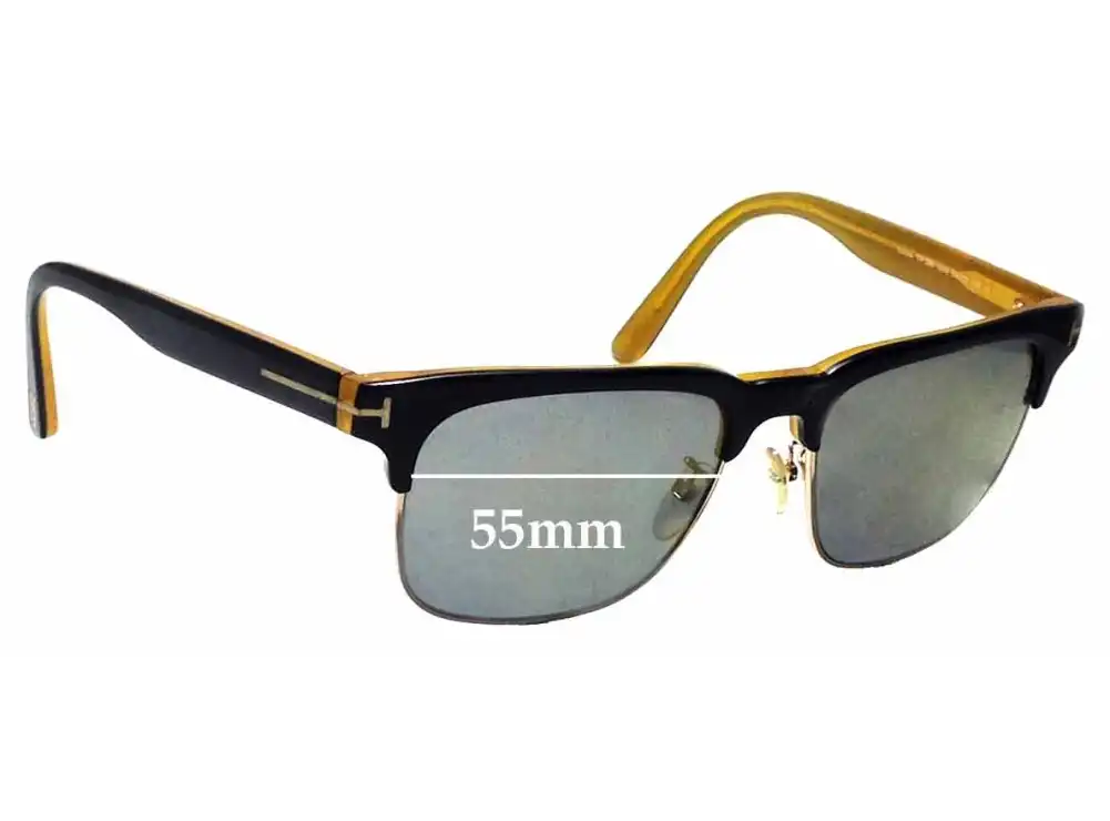 Sunglass Fix Ersatzgläser für Tom Ford Louis TF386 - 55mm Wide Sunglass Fix Ersatzgläser für Tom Ford Louis TF386 - 55mm Wide