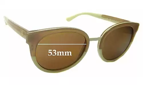 Sunglass Fix Ersatzgläser für Tory Burch TY7062 - 53mm Wide Tory Burch TY7062 Ersatzlinsen 53mm wide